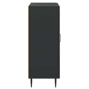 vidaXL Buffet noir 66 x 34,5 x 89,5 cm Bois d'ingénierie