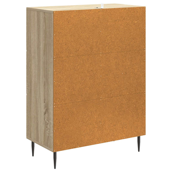 vidaXL Buffet chêne Sonoma 66 x 34,5 x 89,5 cm Bois d'ingénierie