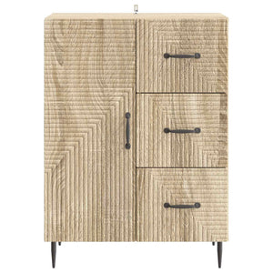 vidaXL Buffet chêne Sonoma 66 x 34,5 x 89,5 cm Bois d'ingénierie