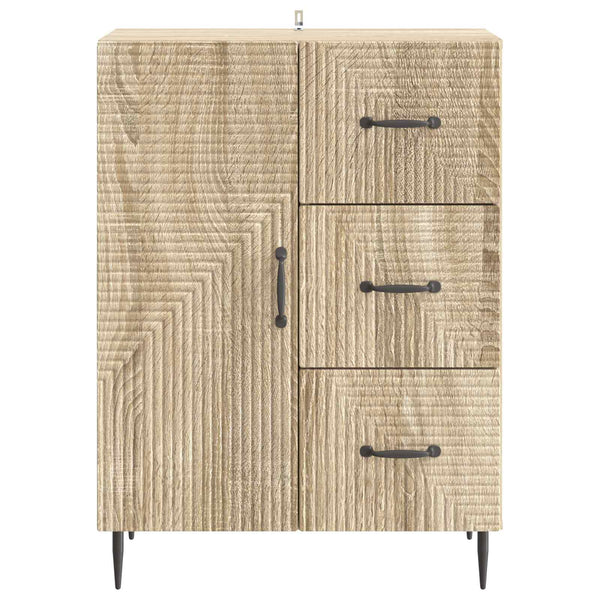 vidaXL Buffet chêne Sonoma 66 x 34,5 x 89,5 cm Bois d'ingénierie