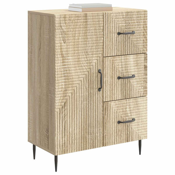 vidaXL Buffet chêne Sonoma 66 x 34,5 x 89,5 cm Bois d'ingénierie
