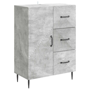 Betongraues Sideboard, 66 cm