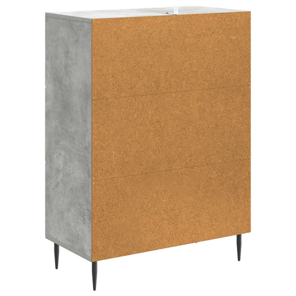 Betongraues Sideboard, 66 cm