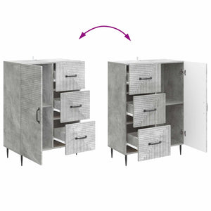 Betongraues Sideboard, 66 cm