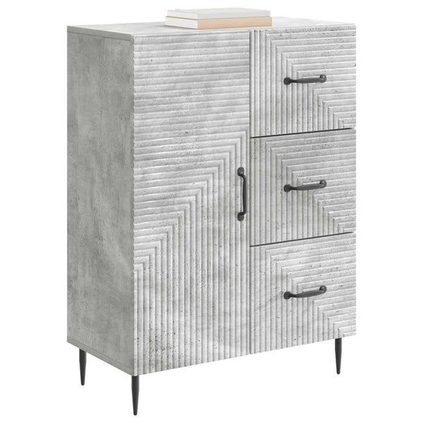 Betongraues Sideboard, 66 cm
