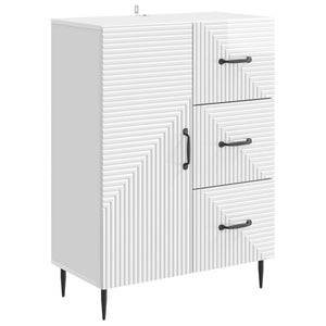 Sideboard Hochglanz Weiß 66 cm