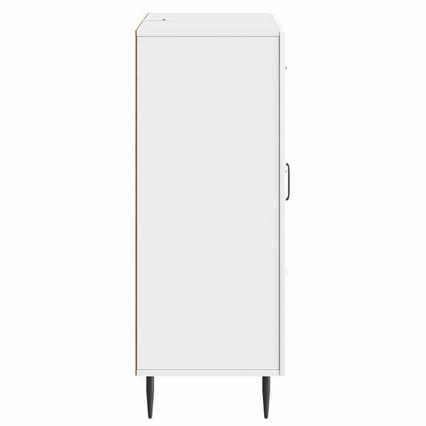 Sideboard Hochglanz Weiß 66 cm