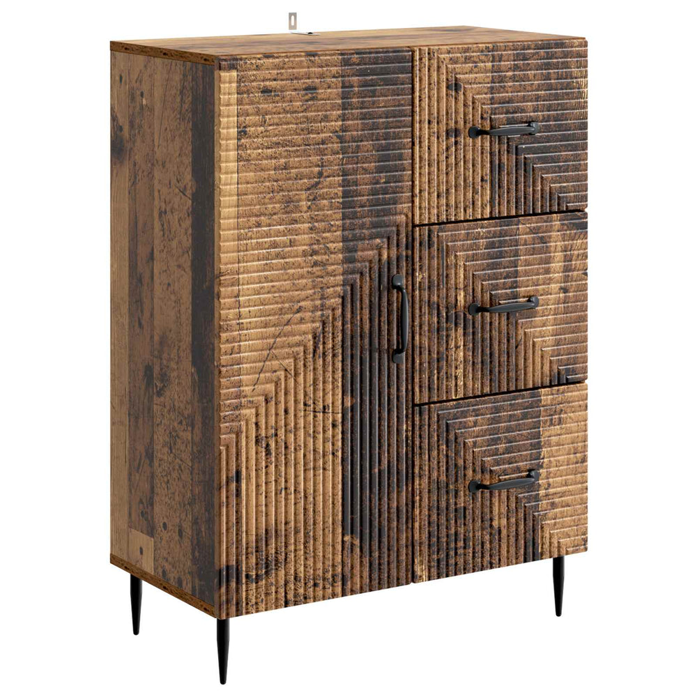 vidaXL Sideboard Reclaimed Wood 66 x 34.5 x 89.5 cm Engineered Wood