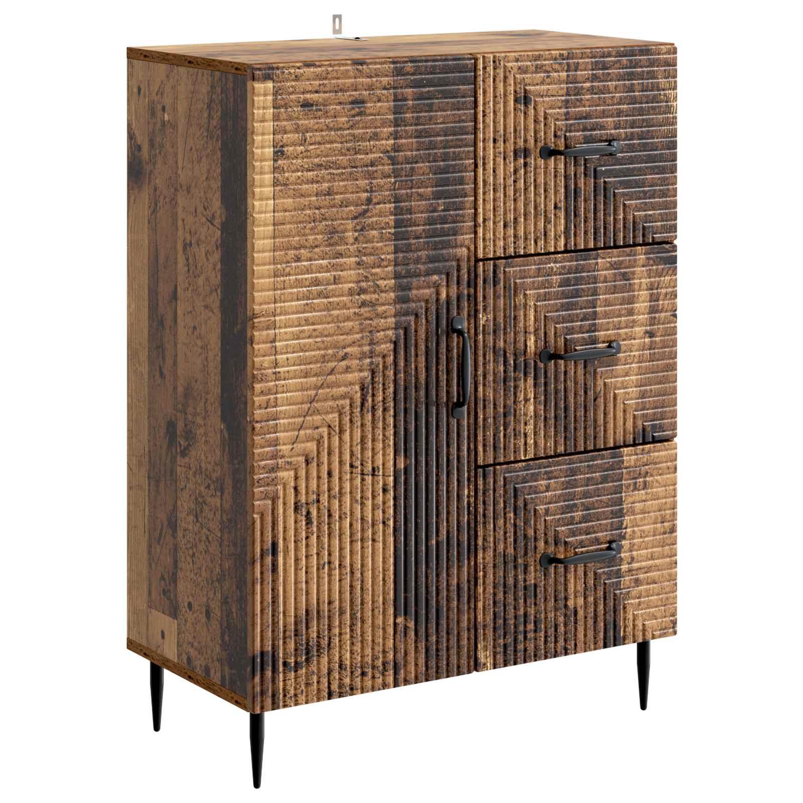 vidaXL Buffet Bois de récupération 66 x 34,5 x 89,5 cm Bois d'ingénierie