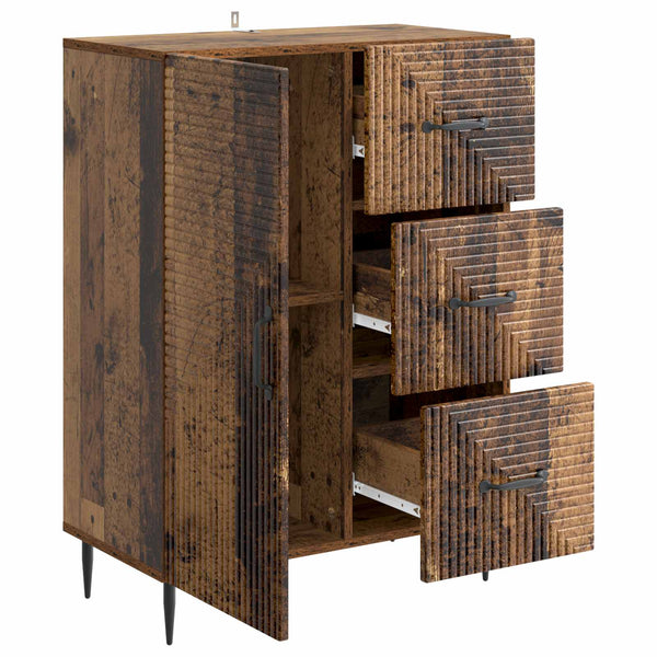 vidaXL Buffet Bois de récupération 66 x 34,5 x 89,5 cm Bois d'ingénierie