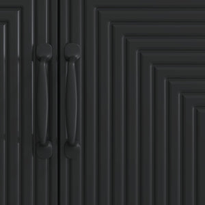 Schwarzes Sideboard 89 cm