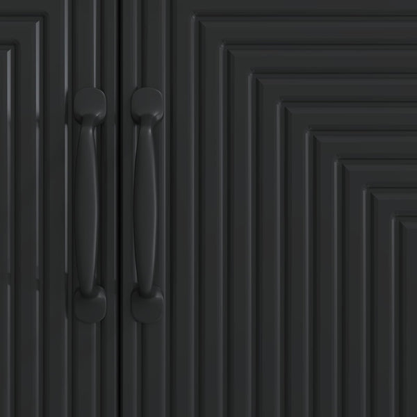 Schwarzes Sideboard 89 cm