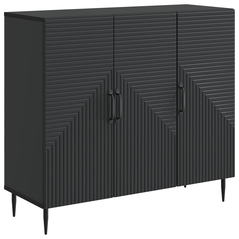 Schwarzes Sideboard 89 cm