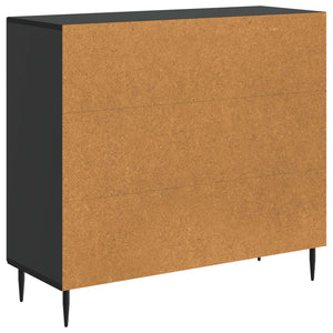 Schwarzes Sideboard 89 cm