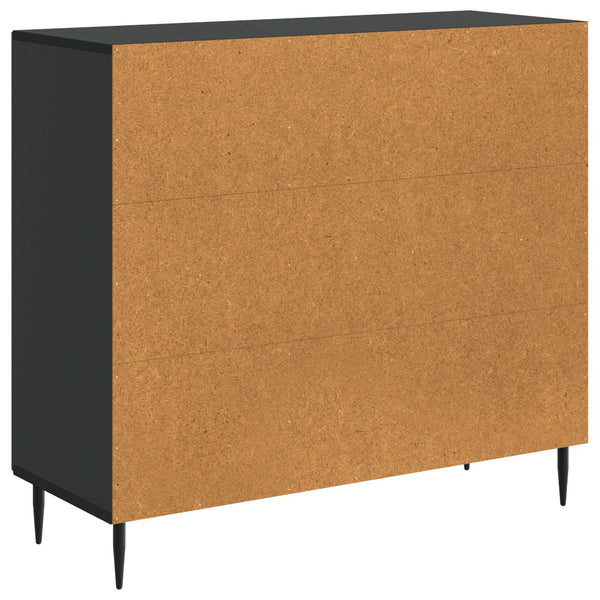 Schwarzes Sideboard 89 cm