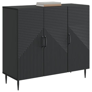 Schwarzes Sideboard 89 cm