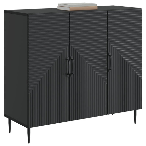 Schwarzes Sideboard 89 cm