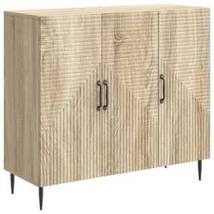 vidaXL Buffet chêne Sonoma 89 x 34,5 x 80 cm bois d'ingénierie