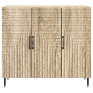 vidaXL Buffet chêne Sonoma 89 x 34,5 x 80 cm bois d'ingénierie