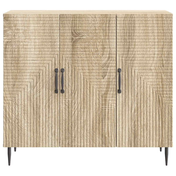 vidaXL Buffet chêne Sonoma 89 x 34,5 x 80 cm bois d'ingénierie
