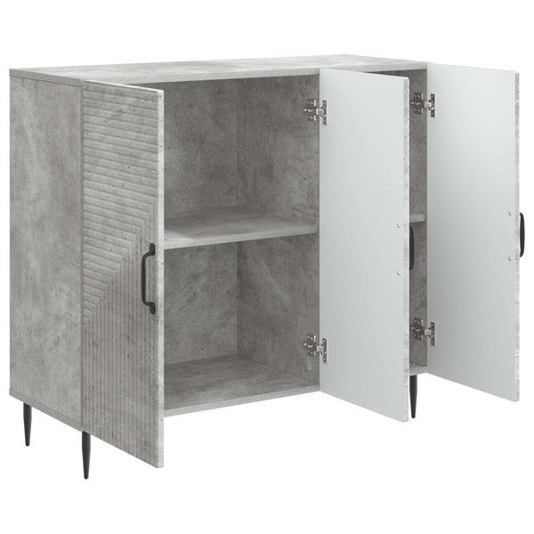 Betongraues Sideboard 89 cm