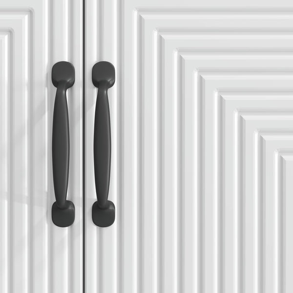 Sideboard Hochglanz Weiß 89x34,5x80cm