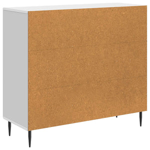 Sideboard Hochglanz Weiß 89x34,5x80cm