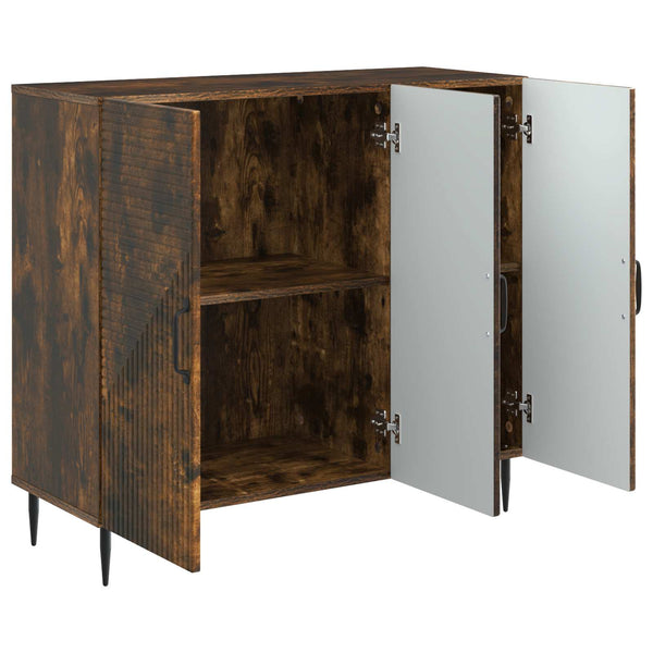 Sideboard Geräucherte Eiche 89x34,5x80cm