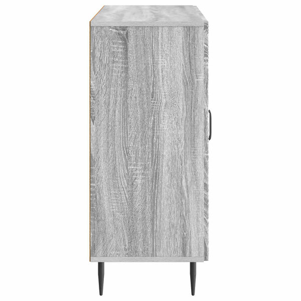 vidaXL Buffet Gris Sonoma 89 x 34,5 x 80 cm Bois d'ingénierie