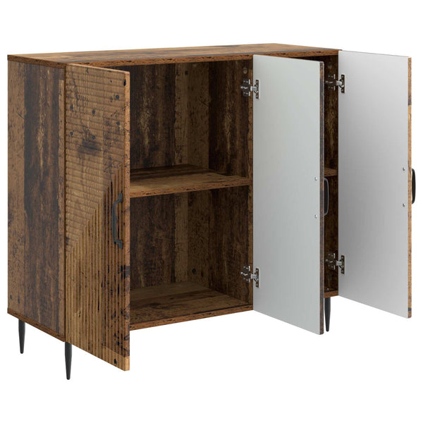 vidaXL Bahut en bois recyclé 89 x 34,5 x 80 cm Bois d'ingénierie