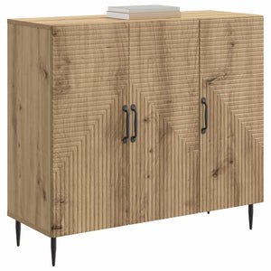 vidaXL Buffet chêne artisanal 89 x 34,5 x 80 cm bois d'ingénierie