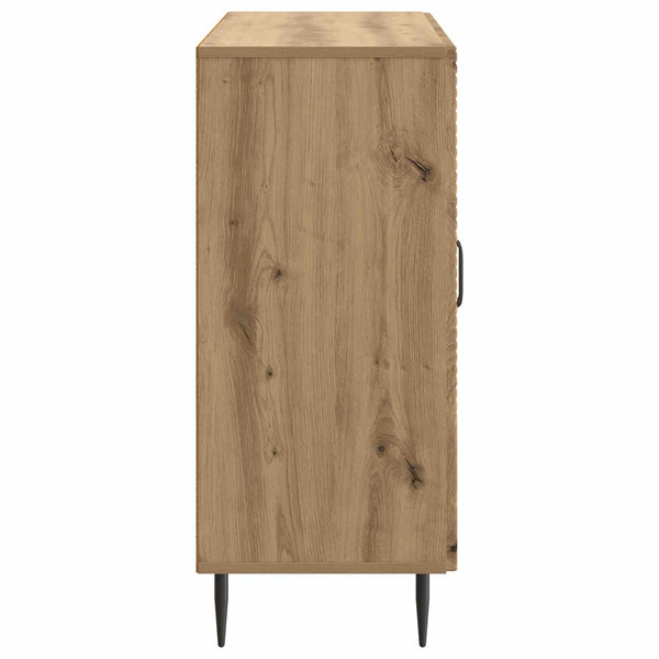 vidaXL Buffet chêne artisanal 89 x 34,5 x 80 cm bois d'ingénierie