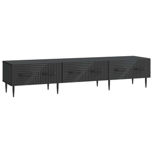 Schwarzer TV-Schrank 147 cm