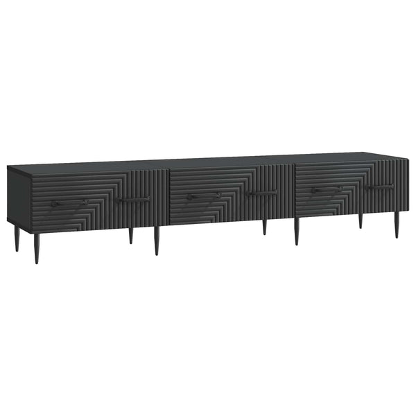 Schwarzer TV-Schrank 147 cm
