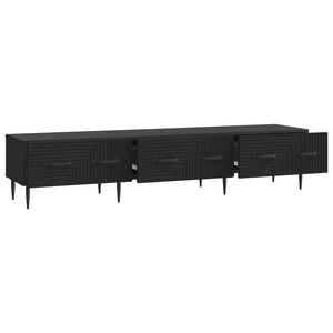 Schwarzer TV-Schrank 147 cm