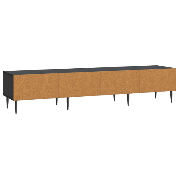 Schwarzer TV-Schrank 147 cm