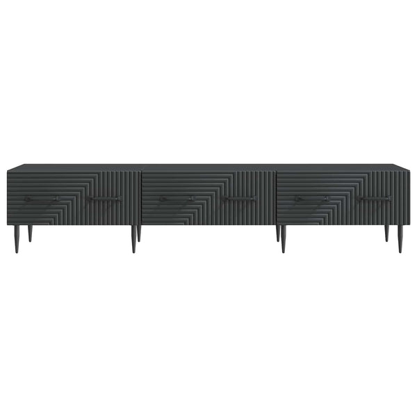 Schwarzer TV-Schrank 147 cm