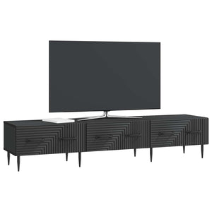 Schwarzer TV-Schrank 147 cm