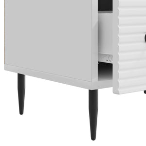 TV-Schrank Hochglanz Weiß 147 cm