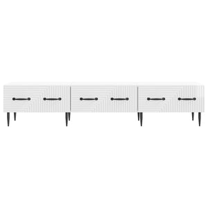 TV-Schrank Hochglanz Weiß 147 cm