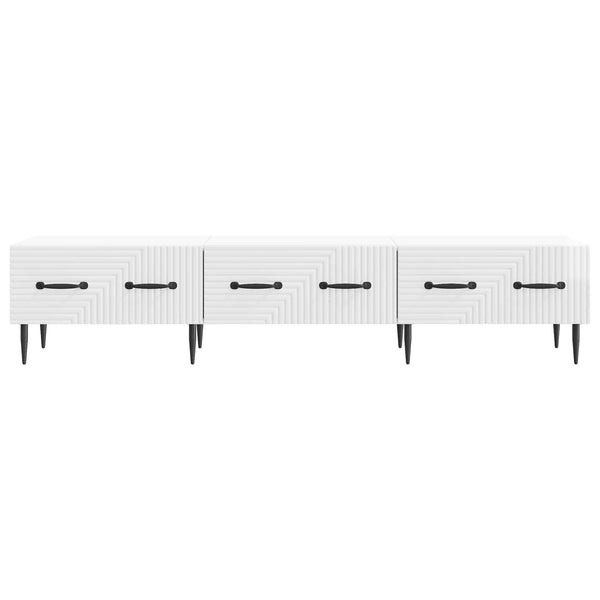 TV-Schrank Hochglanz Weiß 147 cm