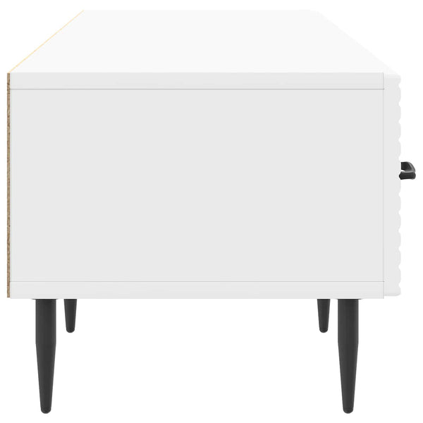 TV-Schrank Hochglanz Weiß 147 cm