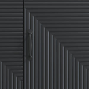 Schwarzer TV-Schrank 99 cm
