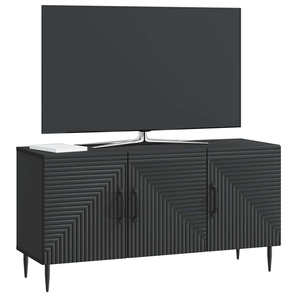 Meuble TV vidaXL noir 99 x 34,5 x 50 cm en bois d'ingénierie