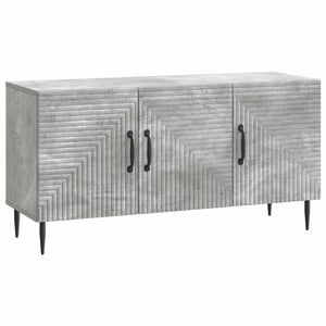 Betongrauer TV-Schrank, 99 cm