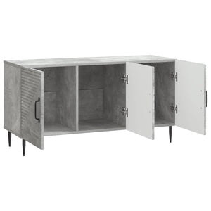 Betongrauer TV-Schrank, 99 cm