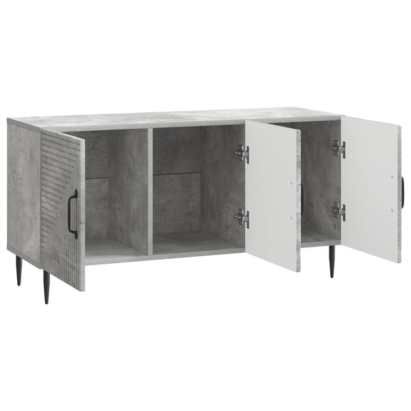 Betongrauer TV-Schrank, 99 cm