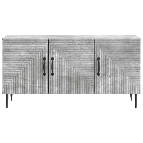 Betongrauer TV-Schrank, 99 cm