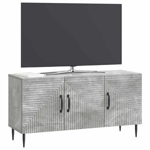 Betongrauer TV-Schrank, 99 cm