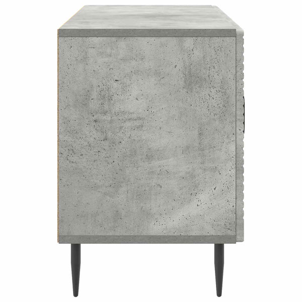 Betongrauer TV-Schrank, 99 cm